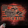 Custom-US-Soldier-Military-Tank-Metal-Wall-Art-LED-Light-15