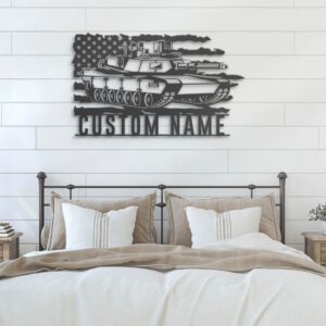 Custom-US-Soldier-Military-Tank-Metal-Wall-Art-LED-Light-2-2