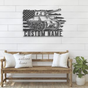 Custom-US-Soldier-Military-Tank-Metal-Wall-Art-LED-Light-3-1