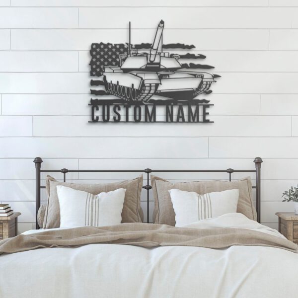 Custom-US-Soldier-Military-Tank-Metal-Wall-Art-LED-Light-4-4