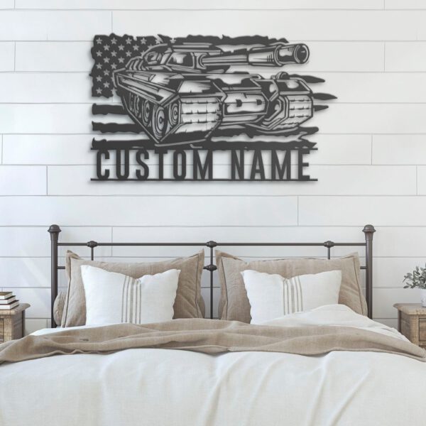 Custom-US-Soldier-Military-Tank-Metal-Wall-Art-LED-Light-5-3