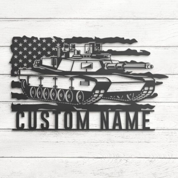 Custom-US-Soldier-Military-Tank-Metal-Wall-Art-LED-Light-6-2