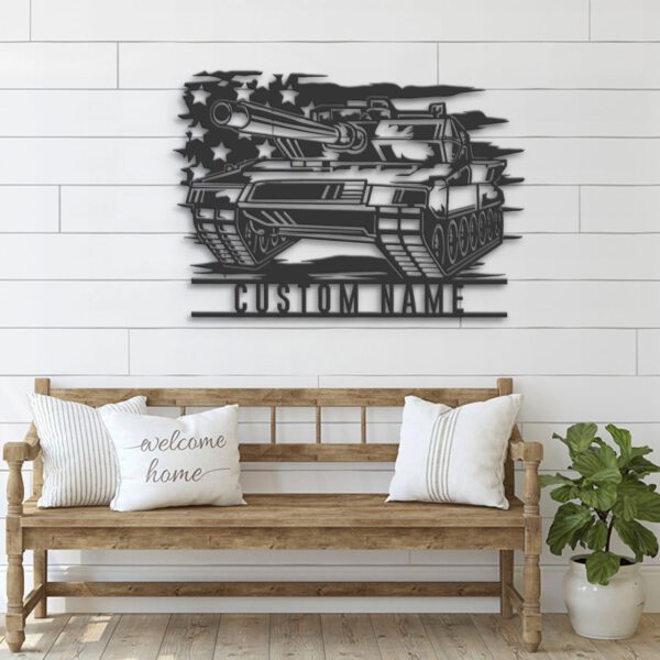 Custom-US-Soldier-Military-Tank-Metal-Wall-Art-LED-Light-8-5