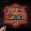 Custom-US-Street-Sweeper-Cleaner-Municipal-Vehicle-Metal-Wall-Art-LED-Light_2