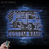 Custom-US-Street-Sweeper-Cleaner-Municipal-Vehicle-Metal-Wall-Art-LED-Light_4