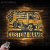 Custom-US-Street-Sweeper-Cleaner-Municipal-Vehicle-Metal-Wall-Art-LED-Light_5