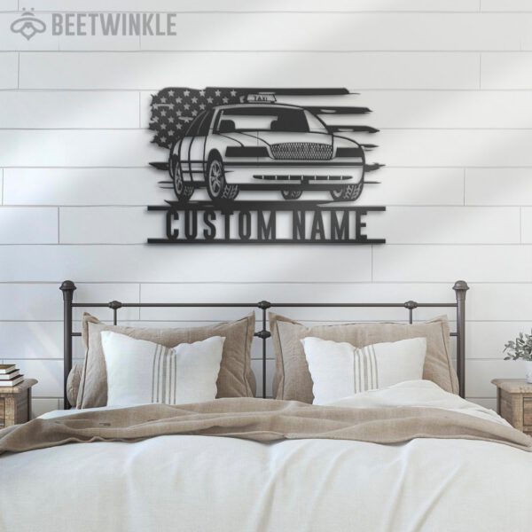 Custom-US-Taxi-Cab-Metal-Wall-Art-LED-Light-4