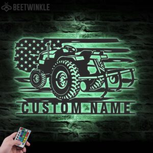 Custom-US-Tractor-Driver-Metal-Wall-Art-LED-Light-3