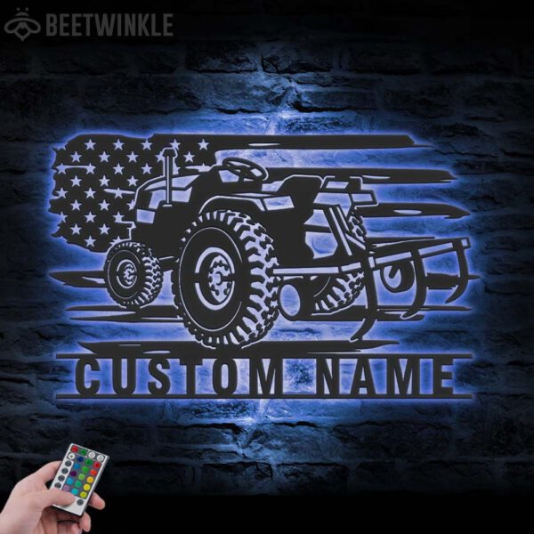 Custom-US-Tractor-Driver-Metal-Wall-Art-LED-Light-8