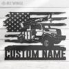 Custom-US-Utility-Truck-Driver-Metal-Wall-Art-LED-Light_1