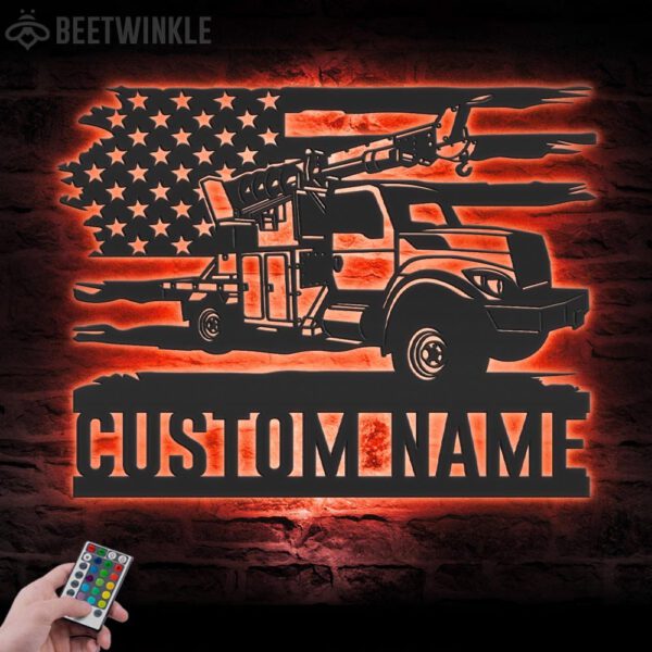 Custom-US-Utility-Truck-Driver-Metal-Wall-Art-LED-Light_6