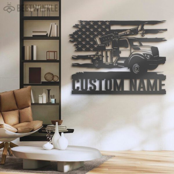 Custom-US-Utility-Truck-Driver-Metal-Wall-Art-LED-Light_7