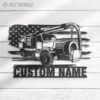 Custom-US-Vacuum-Truck-Driver-Metal-Wall-Art-LED-Light