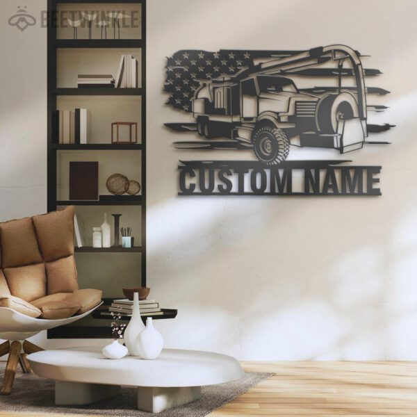 Custom-US-Vacuum-Truck-Driver-Metal-Wall-Art-LED-Light-6