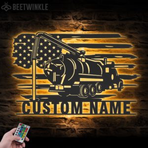 Custom-US-Vacuum-Truck-Driver-Metal-Wall-Art-LED-Light_1