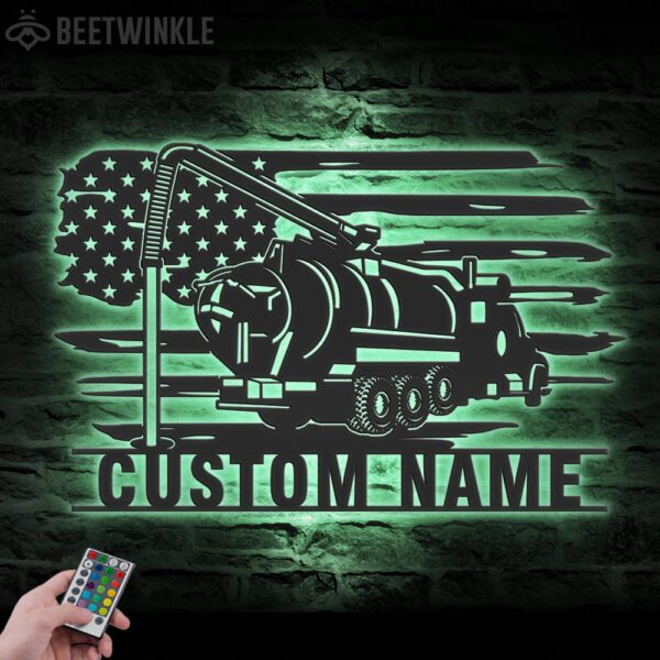 Custom-US-Vacuum-Truck-Driver-Metal-Wall-Art-LED-Light_5