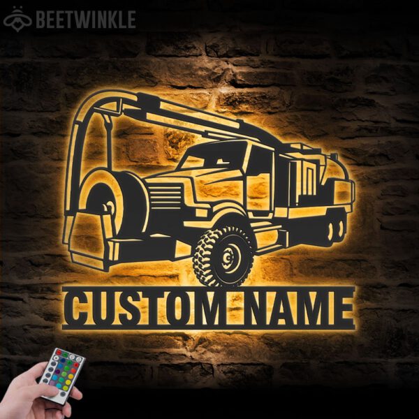 Custom-Vacuum-Truck-Driver-Metal-Wall-Art-LED-Light_1