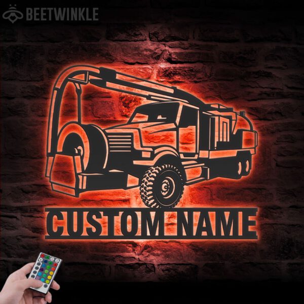 Custom-Vacuum-Truck-Driver-Metal-Wall-Art-LED-Light_6