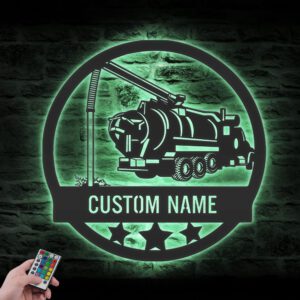 Custom-Vacuum-Truck-Driver-Metal-Wall-Art-LED_2