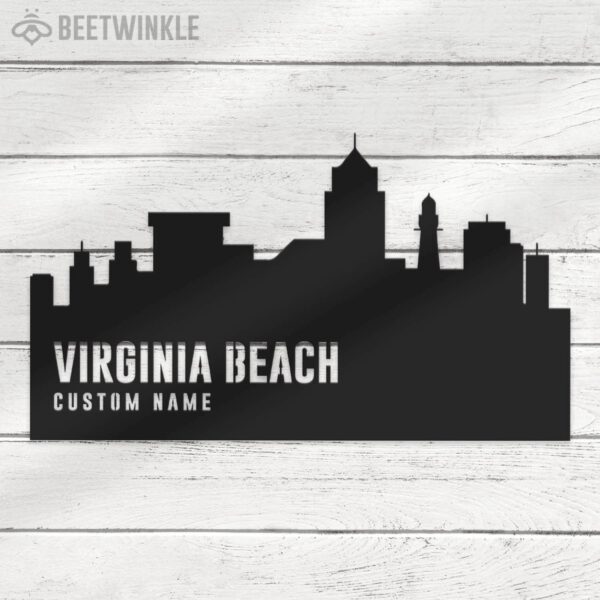 Custom-Virginia-Beach-Skyline-Metal-Wall-Art-LED-Light