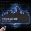 Custom-Virginia-Beach-Skyline-Metal-Wall-Art-LED-Light-8