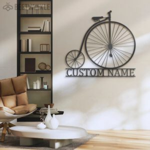 Custom-Vitage-Bicycle-Metal-Wall-Art-LED-Light-3