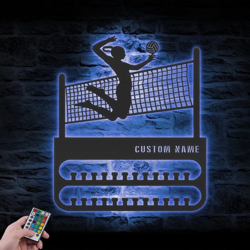 Custom-Volleyball-Player-Medal-Hanger-With-Led_3