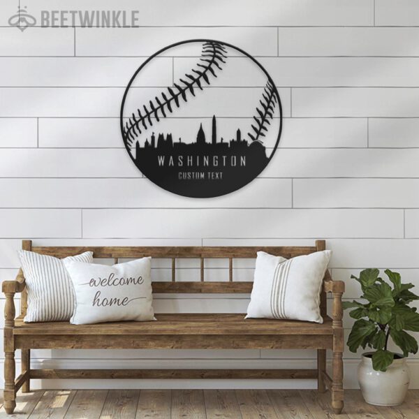 Custom-Washington-Skyline-Baseball-Metal-Wall-Art-LED-Light-4