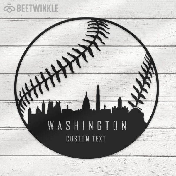 Custom-Washington-Skyline-Baseball-Metal-Wall-Art-LED-Light-6