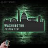 Custom-Washington-Skyline-Metal-Wall-Art-LED-Light-3