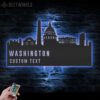 Custom-Washington-Skyline-Metal-Wall-Art-LED-Light-4