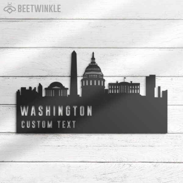 Custom-Washington-Skyline-Metal-Wall-Art-LED-Light-6