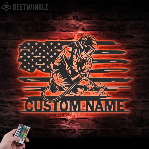 Custom-Welding-US-Flag-Metal-Wall-Art-LED-Light_4