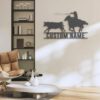 Custom-Western-Cowboy-Cattle-Roping-Metal-Wall-Art-LED-Light-6