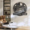 Custom-Western-Cowboy-Skull-Hold-Gun-Metal-Wall-Art-LED-Light-2