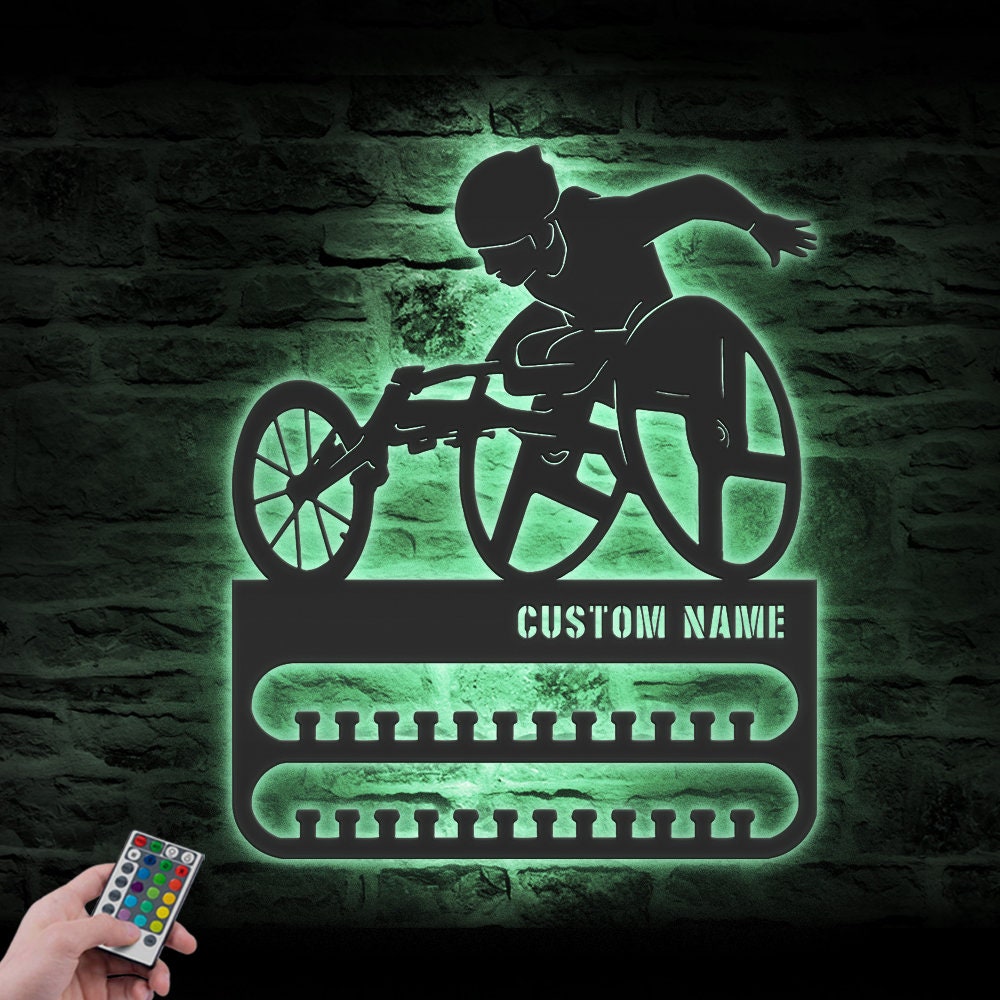 Custom-Wheelchair-Athletics-Medal-Hanger-With-Led-Light_1