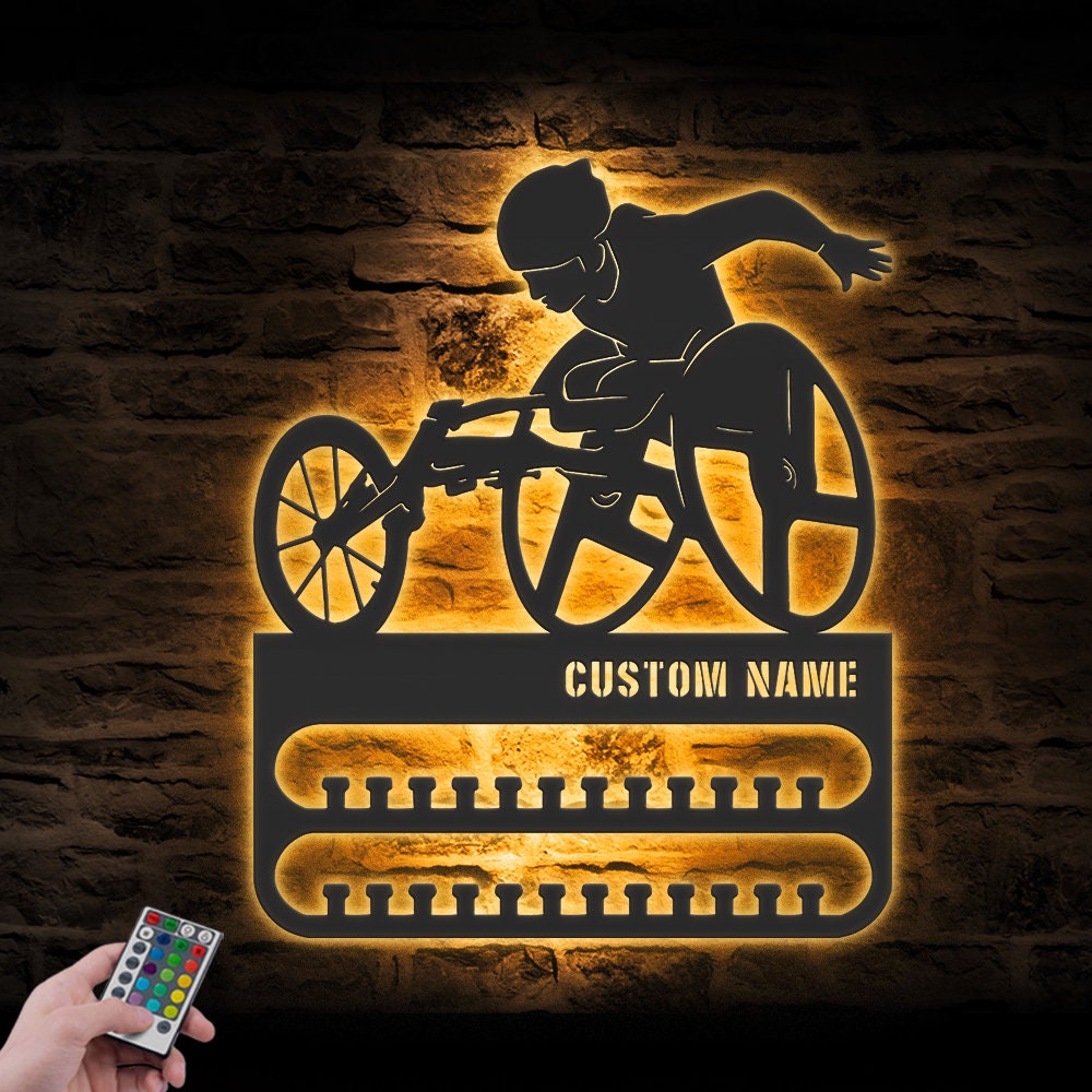 Custom-Wheelchair-Athletics-Medal-Hanger-With-Led-Light_2