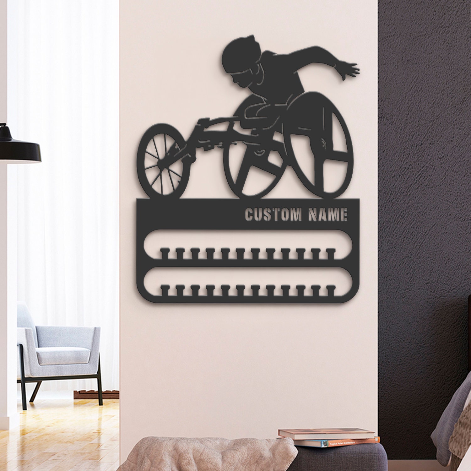 Custom-Wheelchair-Athletics-Medal-Hanger-With-Led-Light_4