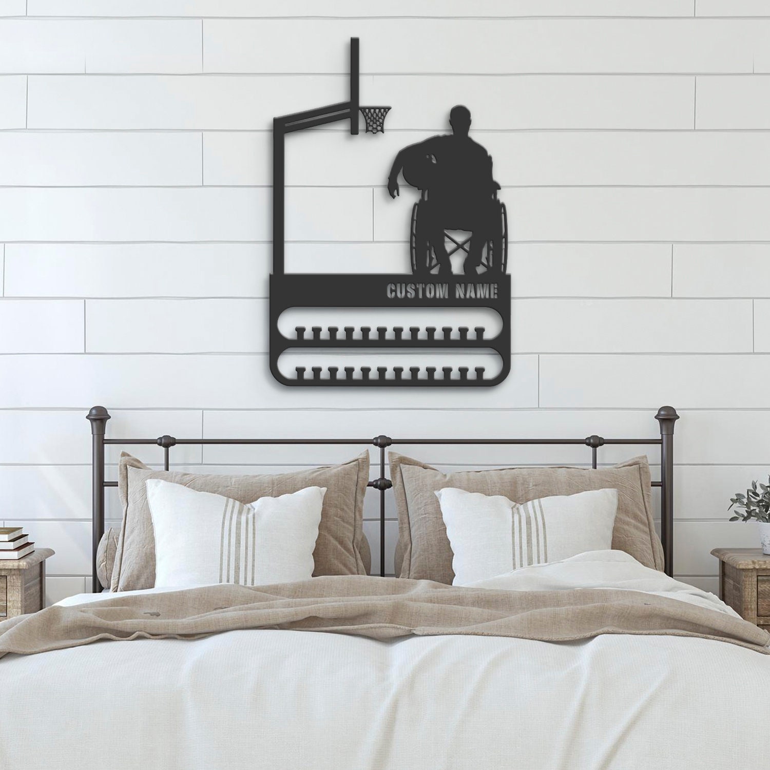 Custom-Wheelchair-Basketball-Medal-Hanger-With-Led-Light_1