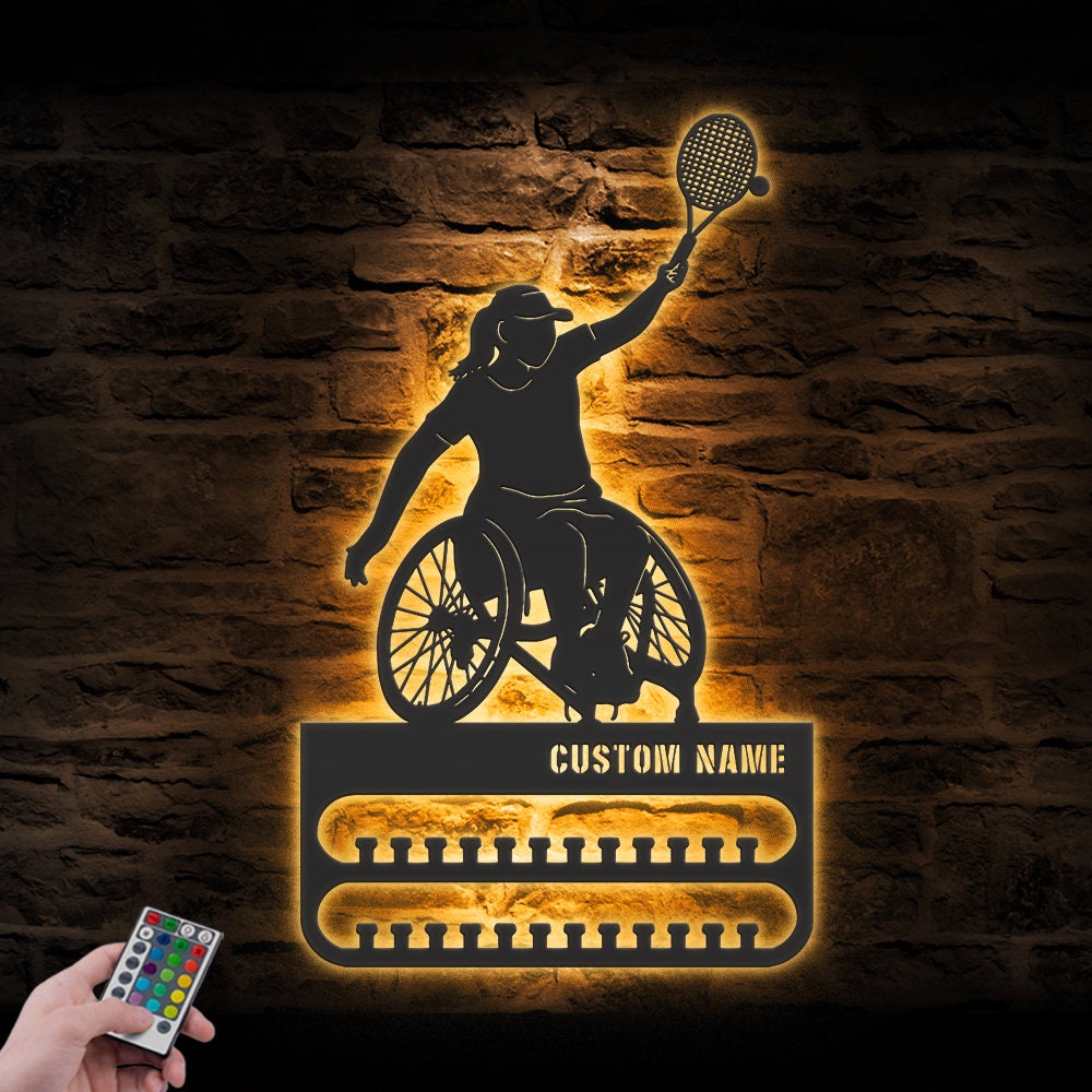 Custom-Wheelchair-Tennis-Medal-Hanger-With-Led-Light_2