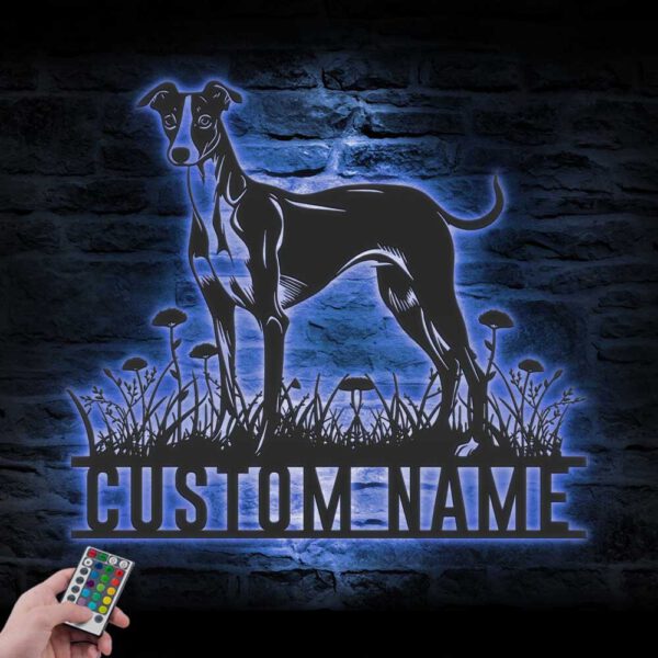 Custom-Whippet-Metal-Wall-Art-LED-Light_1