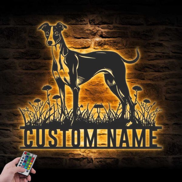 Custom-Whippet-Metal-Wall-Art-LED-Light_7