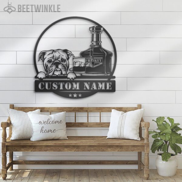 Custom-Whiskey-Cigar-And-Bulldog-Metal-Wall-Art-LED-Light_7