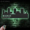 Custom-Wichita-Skyline-Metal-Wall-Art-LED-Light