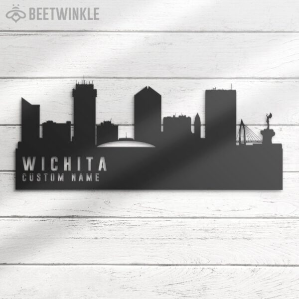 Custom-Wichita-Skyline-Metal-Wall-Art-LED-Light-5