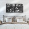 Custom-Wild-Flower-Kansas-State-Metal-Wall-Art-LED-Light-4