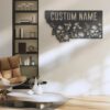 Custom-Wild-Flower-Montana-State-Metal-Wall-Art-LED-Light-6