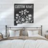 Custom-Wild-Flower-New-Mexico-State-Metal-Wall-Art-LED-Light-7