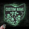 Custom-Wild-Flower-Ohio-State-Metal-Wall-Art-LED-Light-3