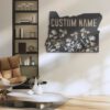 Custom-Wild-Flower-Oregon-State-Metal-Wall-Art-LED-Light-3